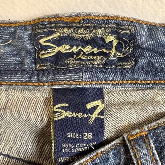 Seven7 Classic Denim Flare Jeans - Picture 2 of 14